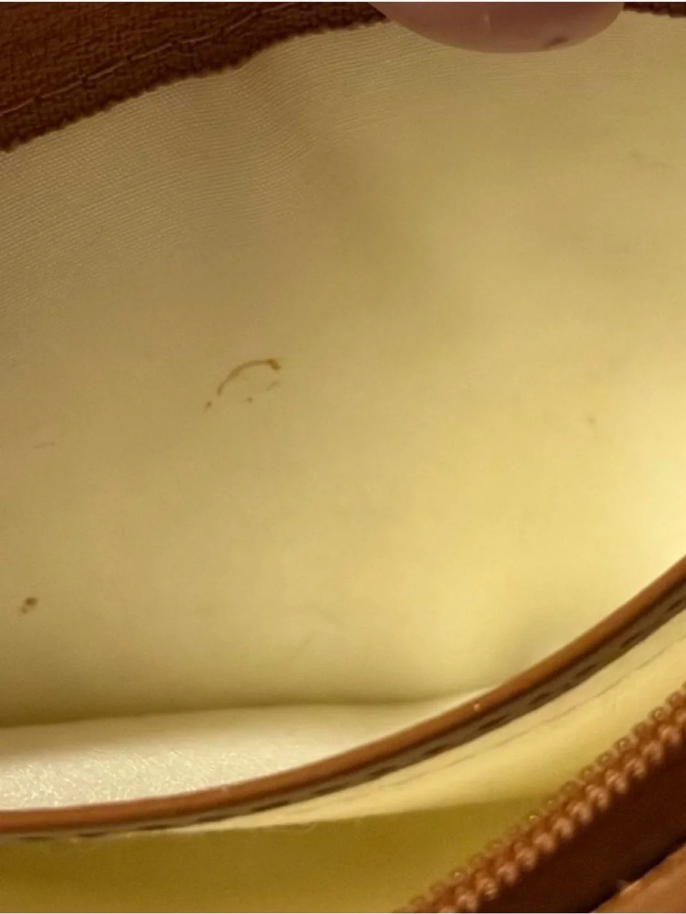 RADLEY LONDON Tan Leather Zip Wallet with Cream Scottie Applique